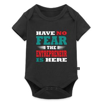 N’ayez crainte, l’Unternehmer est là Tenue - Body à manches courtes Premium Bébé - noir - Devant