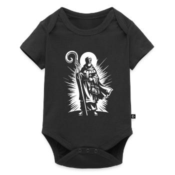 Saint-Nicolas – Design classique - Body à manches courtes Premium Bébé - noir - Devant
