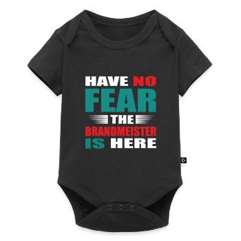 N’ayez crainte, le Brandmeister est là Tenue - Body à manches courtes Premium Bébé - noir - Devant