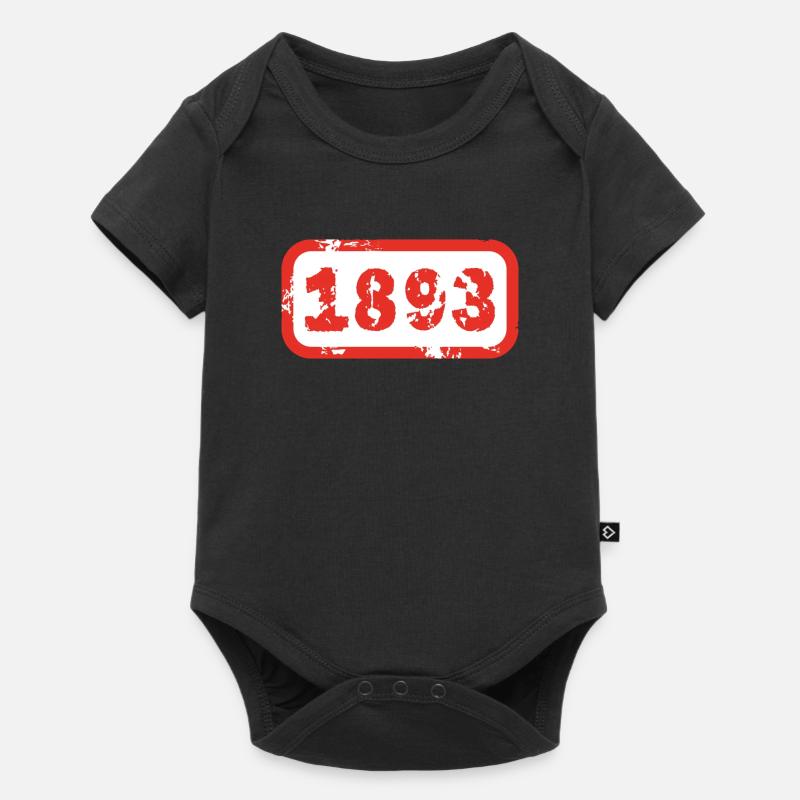 Stuttgart Schild - Baby Premium Kurzarmbody - Schwarz