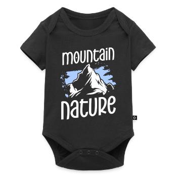 Nature Conservation Wood Mountains - Body à manches courtes Premium Bébé - noir - Devant