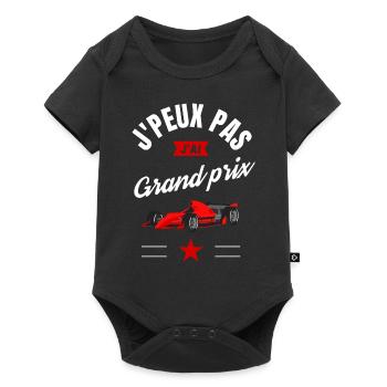 J'peux pas j'ai Grand prix - Body à manches courtes Premium Bébé - noir - Devant