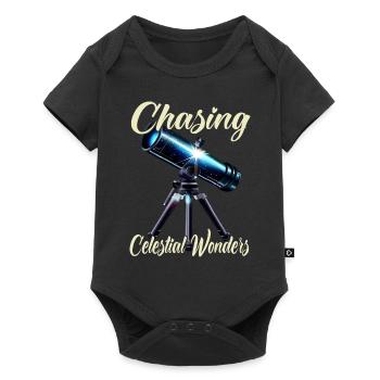 Chasing Celestial Wonders - Baby Premium short-sleeve bodysuit - black - Front