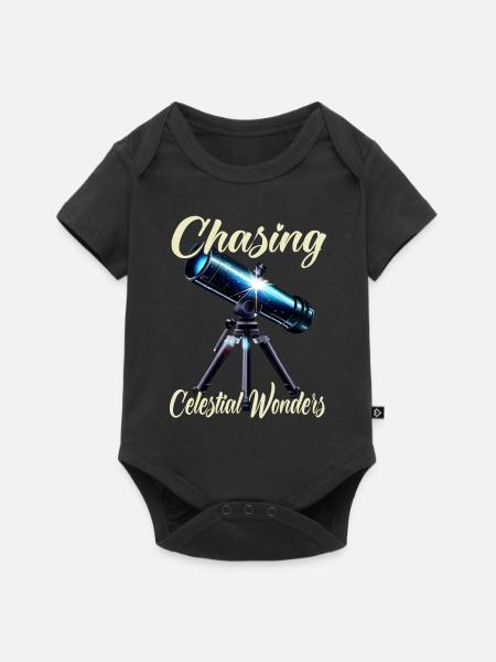 Chasing Celestial Wonders - Baby Premium Kurzarmbody - Schwarz