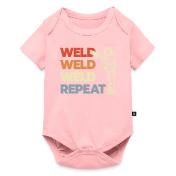 Amant de la sueur - Body à manches courtes Premium Bébé - rose - Devant