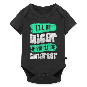 Black Humor Idiots Irony Boyfriend - Baby Premium short-sleeve bodysuit - black - Front