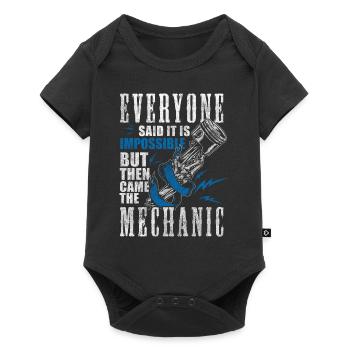Car Craftsman Master Motor - Baby Premium short-sleeve bodysuit - black - Front