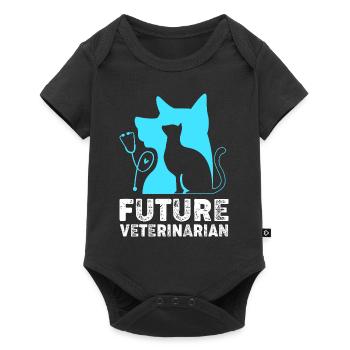 Veterinarian Veterinary Medicine Veterinary Veterinarian - Baby Premium short-sleeve bodysuit - black - Front