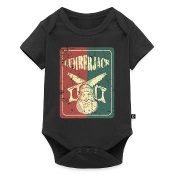 lumberjack - Baby Premium short-sleeve bodysuit - black - Front