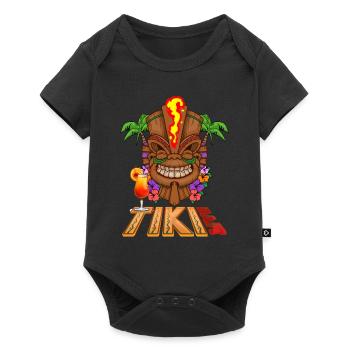 Tiki Paradise Tiki Bar Hawaii Summer - Baby Premium short-sleeve bodysuit - black - Front