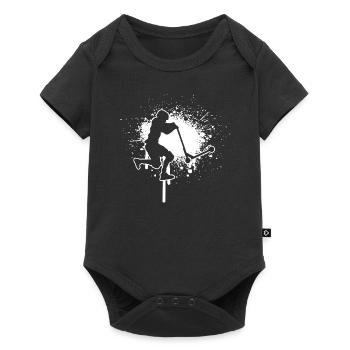 Scooter Stunt Roller Men's Stunt Scooter - Baby Premium short-sleeve bodysuit - black - Front