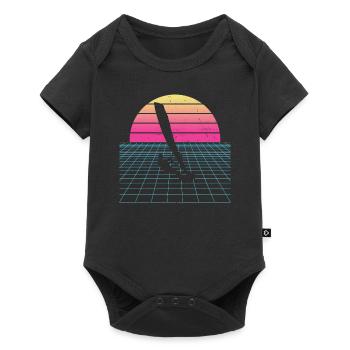 Windsurf Women Surfing Windsurfer Men Surfer - Baby Premium short-sleeve bodysuit - black - Front