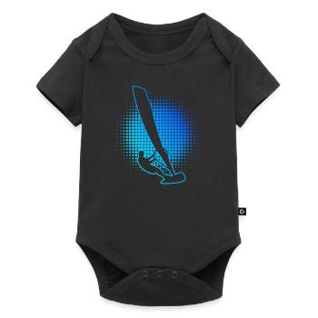 Windsurfing Women Windsurfing Surfer Men Windsurfer - Baby Premium short-sleeve bodysuit - black - Front