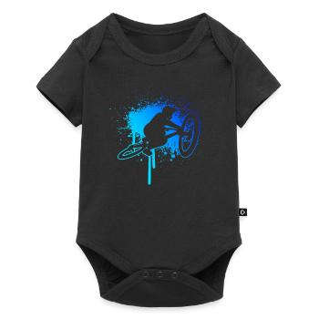 VTT VTT VTT Vélo de montagne Cyclisme masculin - Body à manches courtes Premium Bébé - noir - Devant