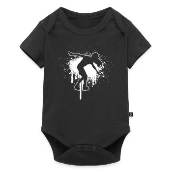 Roller Skating Roller Skating Women Men - Baby Premium short-sleeve bodysuit - black - Front