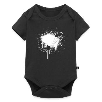 Kiting Men Women Kitesurf Kite Kitesurfing - Baby Premium short-sleeve bodysuit - black - Front