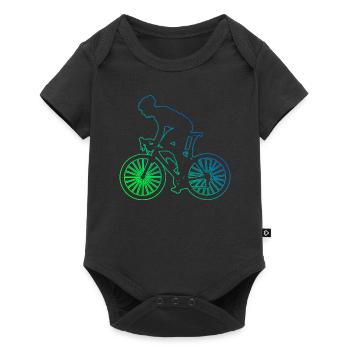 Women's Road Bike Road Cycling Road Cyclist - Baby Premium short-sleeve bodysuit - black - Front