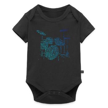 Tambour féminin - Body à manches courtes Premium Bébé - noir - Devant