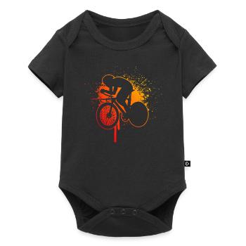 Road Bike Women's Road Bike Road Cyclist Road Cyclist - Baby Premium short-sleeve bodysuit - black - Front