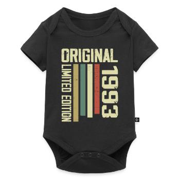 Retro 1993 31st Anniversary Gift Vintage 1993 - Baby Premium short-sleeve bodysuit - black - Front
