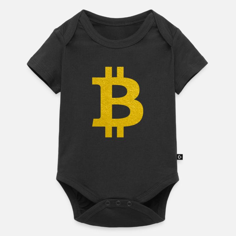 Bitcoin - Baby Premium short-sleeve bodysuit - black