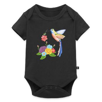 Hummingbird nest - Baby Premium short-sleeve bodysuit - black - Front