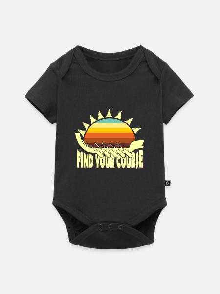 Maori - Baby Premium Kurzarmbody - Schwarz