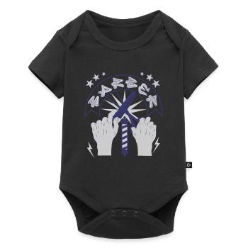 Barber - Baby Premium short-sleeve bodysuit - black - Front