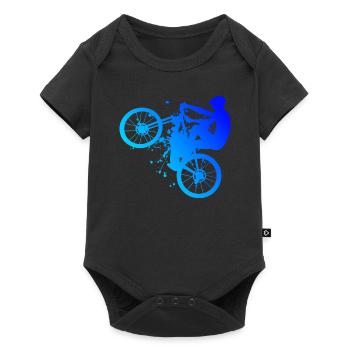 Vélo de montagne féminin VTT Cyclisme - Body à manches courtes Premium Bébé - noir - Devant