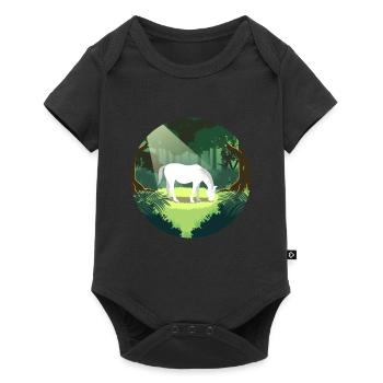 Cheval - Body à manches courtes Premium Bébé - noir - Devant