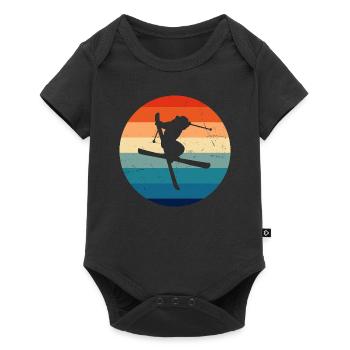 Slopestyle Freestyle Ski Women's Ski Freestyle - Baby Premium short-sleeve bodysuit - black - Front