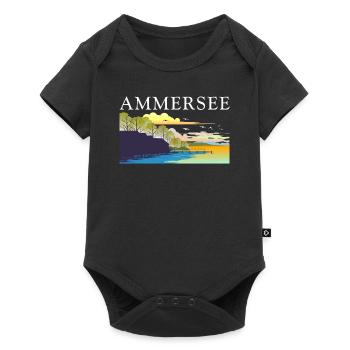 Ammersee - Body à manches courtes Premium Bébé - noir - Devant