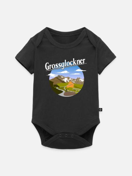 Grossglockner - Baby Premium Kurzarmbody - Schwarz