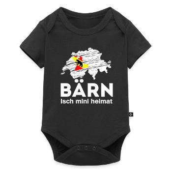 Bärn Heimat Bern - Baby Premium Kurzarmbody - Schwarz - Vorne