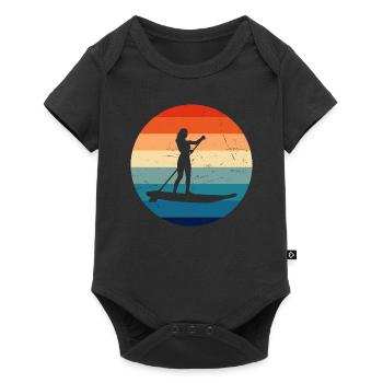 Standup Paddleboard Stand up Paddle Board - Body à manches courtes Premium Bébé - noir - Devant