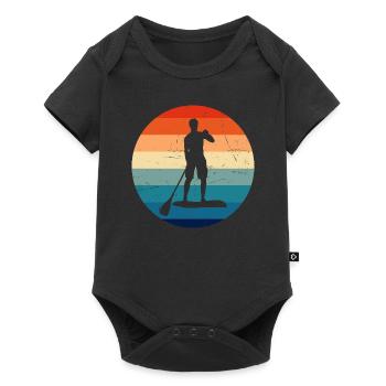 Standup Paddle Stand up Paddling Board Standup Pad - Baby Premium short-sleeve bodysuit - black - Front