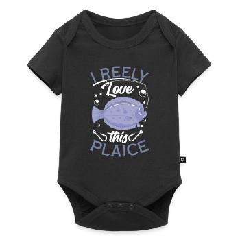 Reely Nice Plie - Body à manches courtes Premium Bébé - noir - Devant