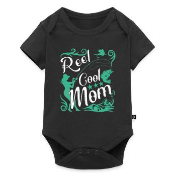 Coole Mutter - Baby Premium Kurzarmbody - Schwarz - Vorne