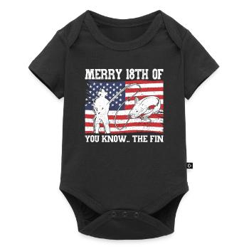 Joyeux 18e Biden - Body à manches courtes Premium Bébé - noir - Devant