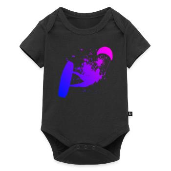 Kitesurfer Kitesurf Kite Kitesurfing Kiting - Body à manches courtes Premium Bébé - noir - Devant