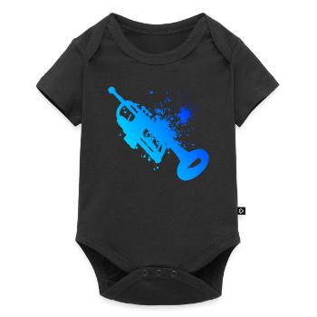 Trompettiste Trompettes Jeux de trompettes - Body à manches courtes Premium Bébé - noir - Devant