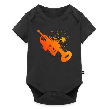 Trumpet Player Trumpet Player Women's Trumpet - Baby Premium short-sleeve bodysuit - black - Front