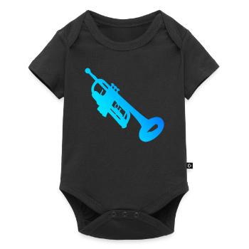 Trumpet Men Trumpet Playing Trumpet Players - Baby Premium short-sleeve bodysuit - black - Front