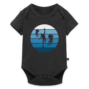 Plongée Pour Femmes Plongée Plongée Plongeuse Plongée Libre - Body à manches courtes Premium Bébé - noir - Devant