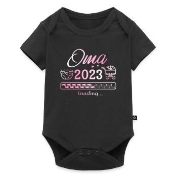 Grandma 2023 loading offspring pregnancy - Baby Premium short-sleeve bodysuit - black - Front