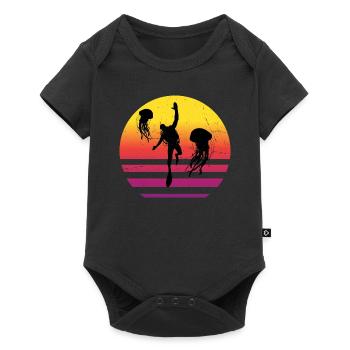 Plongée Plongée Dames Plongée sous-marine Plongeurs - Body à manches courtes Premium Bébé - noir - Devant