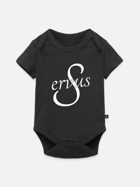 Servus servus - Baby Premium Kurzarmbody - Schwarz