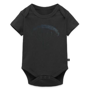 Paragliding Men's Paragliding - Baby Premium short-sleeve bodysuit - black - Front