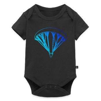 Paragleiten Gleitschirm Parapente Paragleiter - Body à manches courtes Premium Bébé - noir - Devant