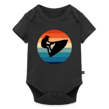 Jetskiing Water Sports Women Men Jet Ski - Baby Premium short-sleeve bodysuit - black - Front